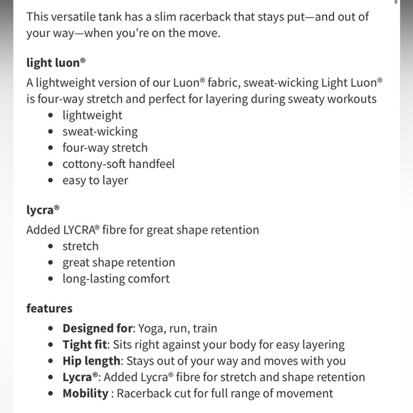 Lululemon Cool Racerback - Picture 6 of 10